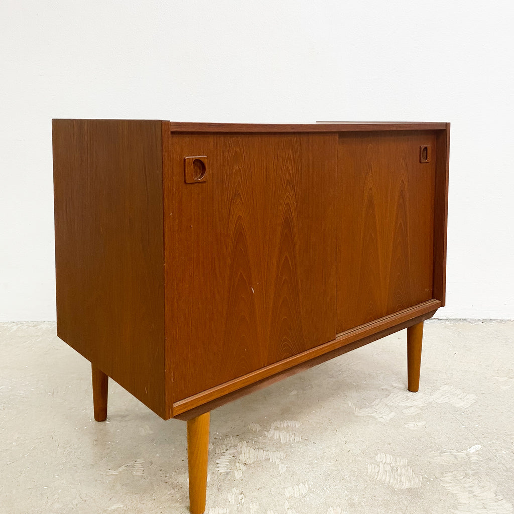 Mid Century Compact Danish Teak Cabinet