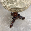 Antique Rosewood Tri-foot Swivel Stool