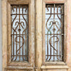Pair Of Egyptian Baltic Pine Carved French Doors