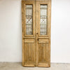 Vintage Egyptian Wrought Iron And Baltic Pine French Doors