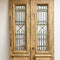 Vintage Egyptian Wrought Iron And Baltic Pine French Doors