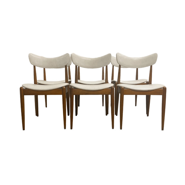 Set Of 6 Mid Century Parker 'Matchstick' Dining Chairs