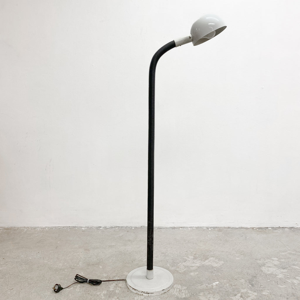 1970s Flexi Oslo Floor Lamp With White Enamel Shade