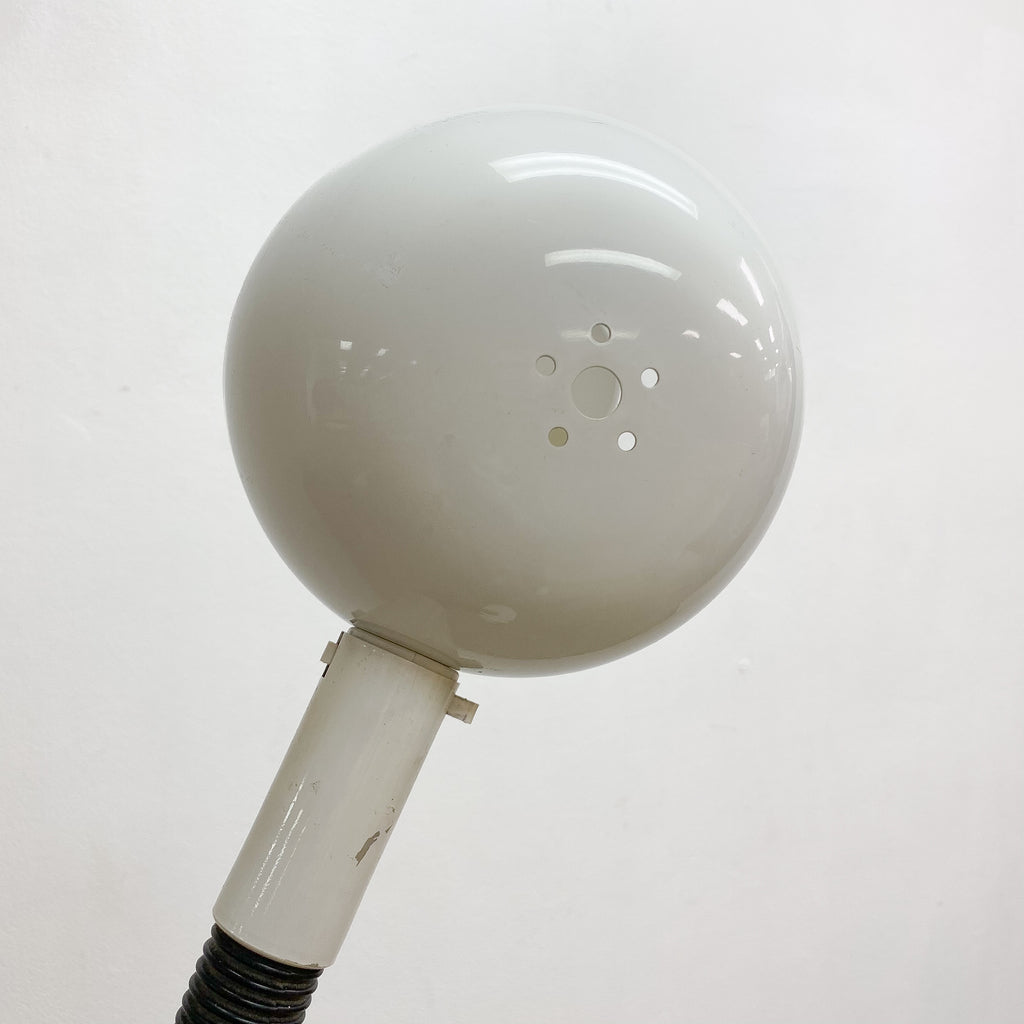 1970s Flexi Oslo Floor Lamp With White Enamel Shade