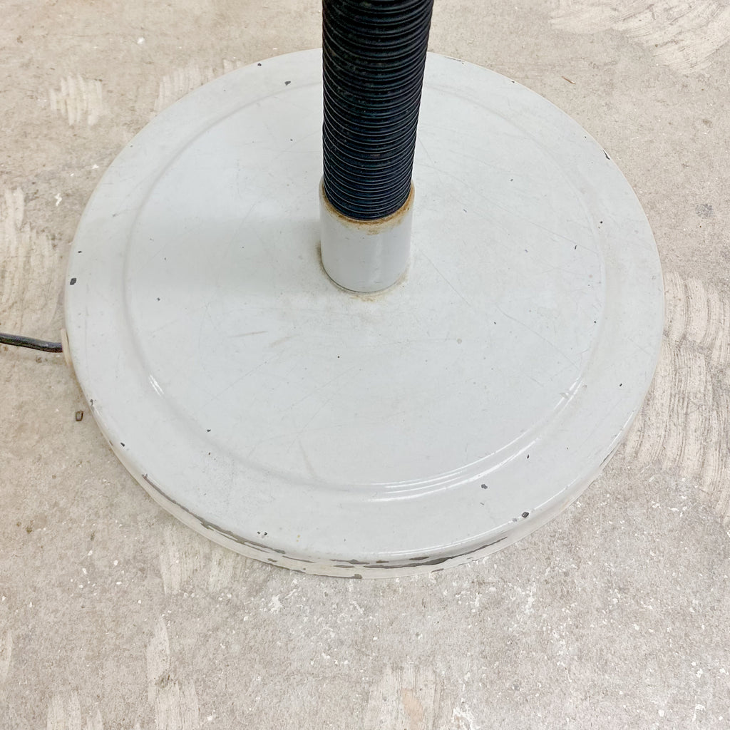 1970s Flexi Oslo Floor Lamp With White Enamel Shade