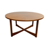 Rare Mid Century Parker Round 'Sundial' Teak Coffee Table
