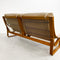 Tessa T4 Vintage 2 Seater Mid Century Beige Leather Lounge