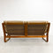 Tessa T4 Vintage 2 Seater Mid Century Beige Leather Lounge