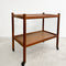 Mid Century Parker 1970s Teak Drinks Trolley