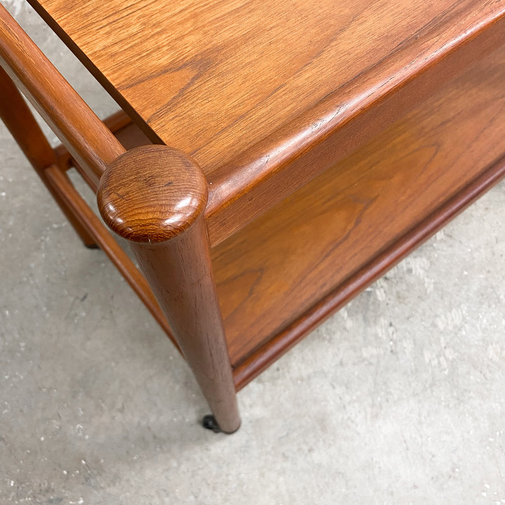 Mid Century Parker 1970s Teak Drinks Trolley