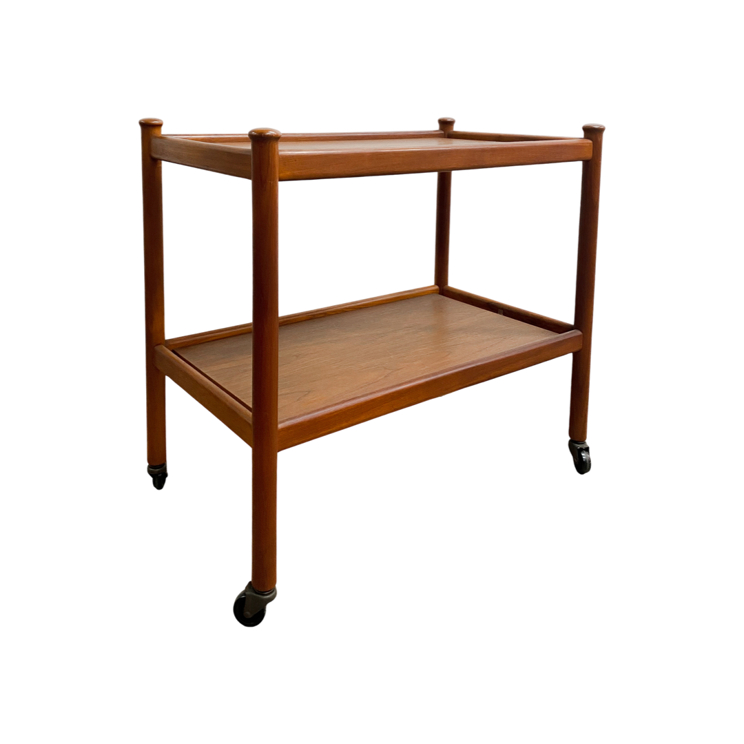 Mid Century Parker 1970s Teak Drinks Trolley