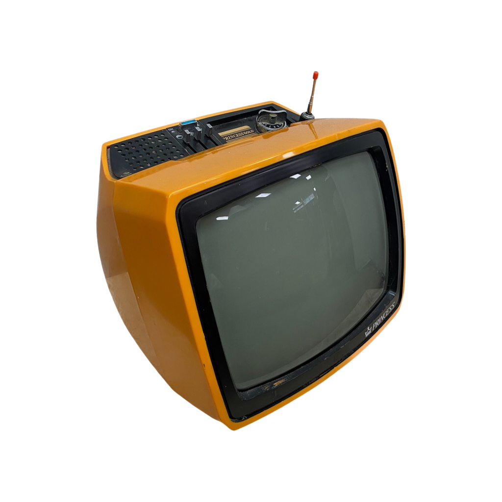 Fabulous Mid Century Space Age Orange Princess Television