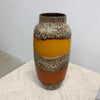 Mid Century Large West German Pottery Fat Lava Vase