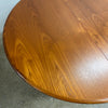 Mid Century Parker Teak Round Extension Dining Table - Restored