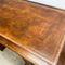 Vintage Twin Pedestal Leather Top Desk