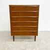 MID CENTURY DANISH CHEST OF DRAWERS TALLBOY