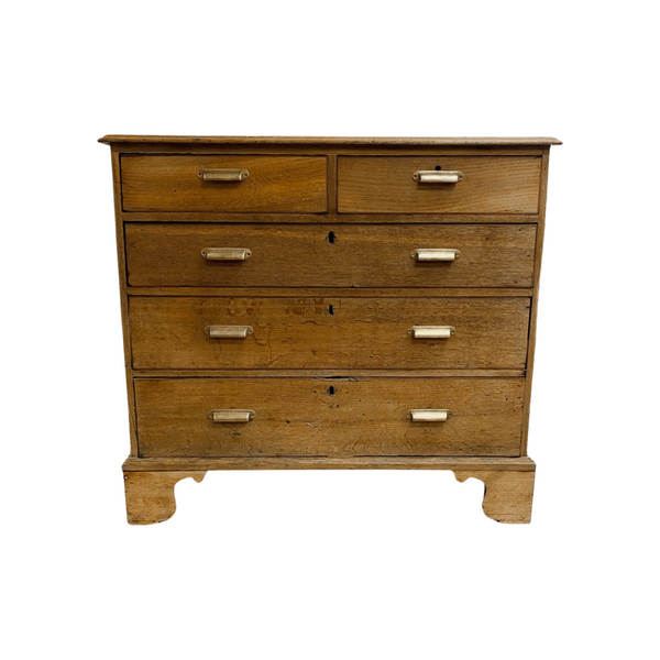 Antique Oak Chest Of Drawers - Restored