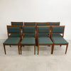 Set Of 8 Parker Teak Dining Chairs 1980s