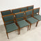 Set Of 8 Parker Teak Dining Chairs 1980s