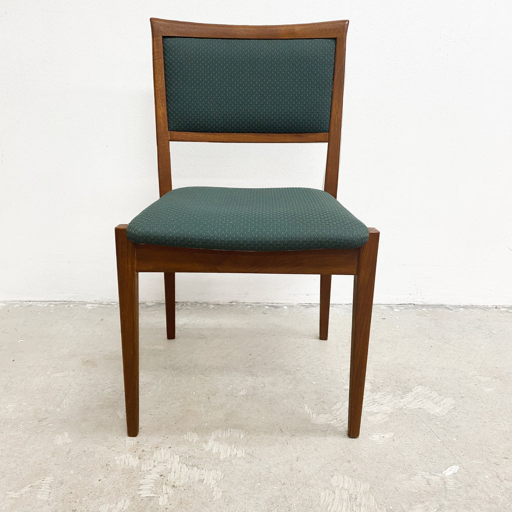 Set Of 8 Parker Teak Dining Chairs 1980s