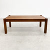 Vintage Mid Century Solid Oak Coffee Table Or Side Table