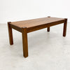 Vintage Mid Century Solid Oak Coffee Table Or Side Table