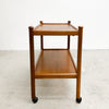 Mid Century Parker Teak Drinks Cocktail Trolley - Restored
