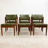 Set Of 6 Green Chiswell Dining Chairs Circa 1973