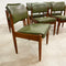 Set Of 6 Green Chiswell Dining Chairs Circa 1973