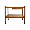 Mid Century Parker Teak Drinks Cocktail Trolley - Restored