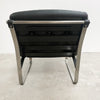 Mid Century Ingmar Relling Black Leather Armchair Chair