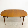 Mid Century Parker 'D' End Extension Dining Table - Restored