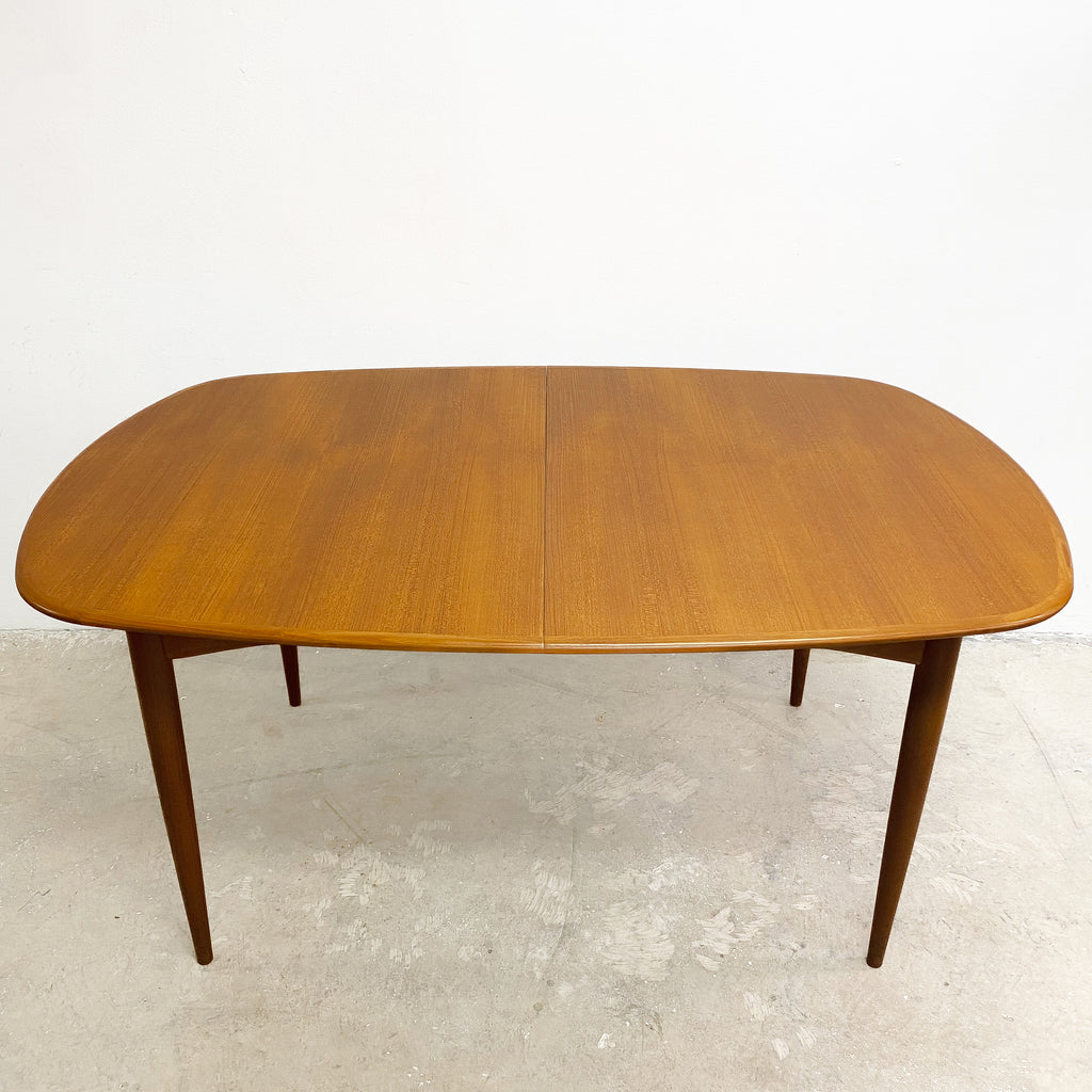 Mid Century Parker 'D' End Extension Dining Table - Restored