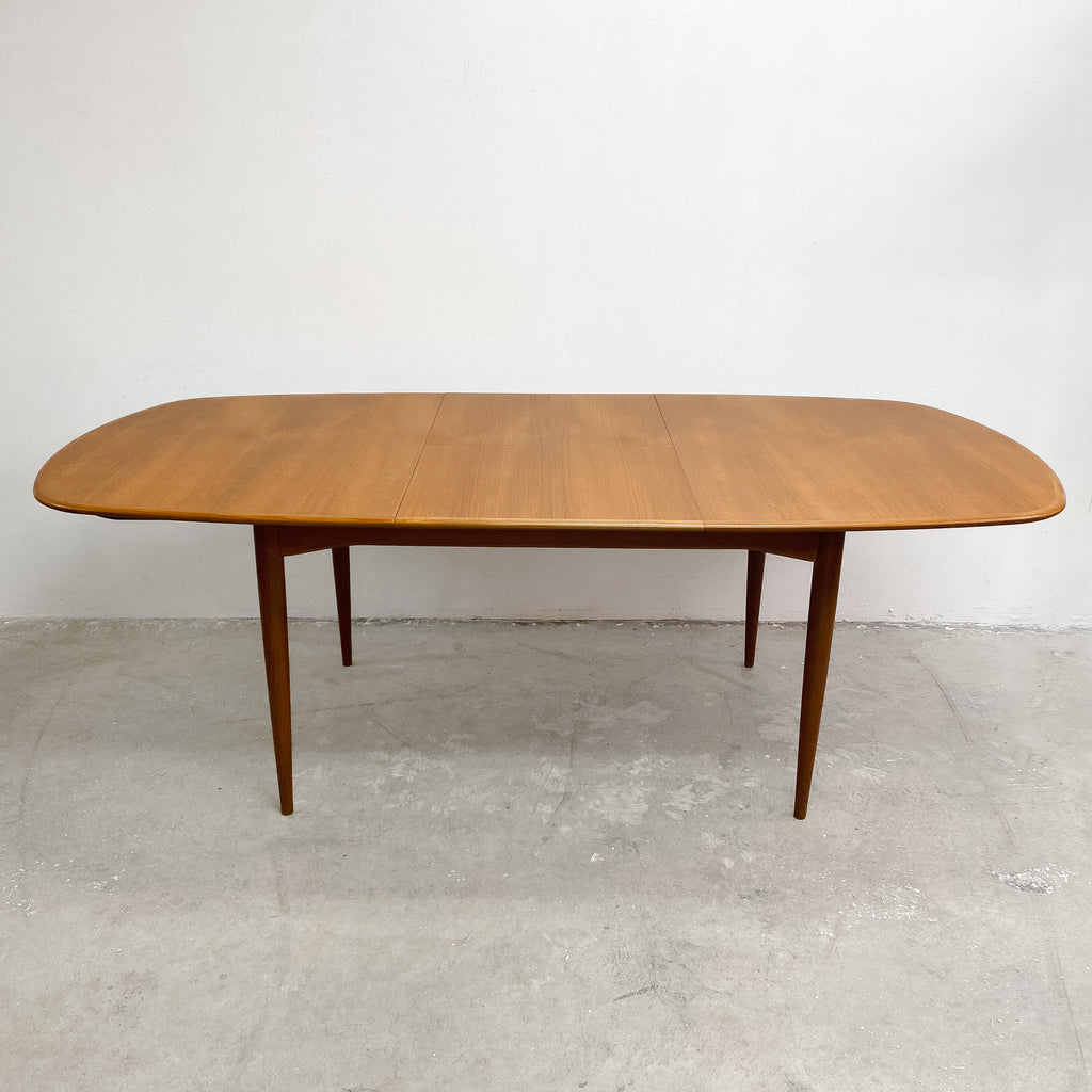 Mid Century Parker 'D' End Extension Dining Table - Restored