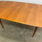 Mid Century Parker 'D' End Extension Dining Table - Restored