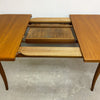 Mid Century Parker Teak Oval Extension Dining Table
