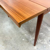 Rare Mid Century Parker Side Extension Dining Table - Restored