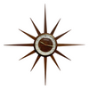 1960s Mid Century Starburst Clock By Junghans