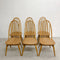 Set of 6 Mid Century Ercol Quaker Windsor Dining Chairs