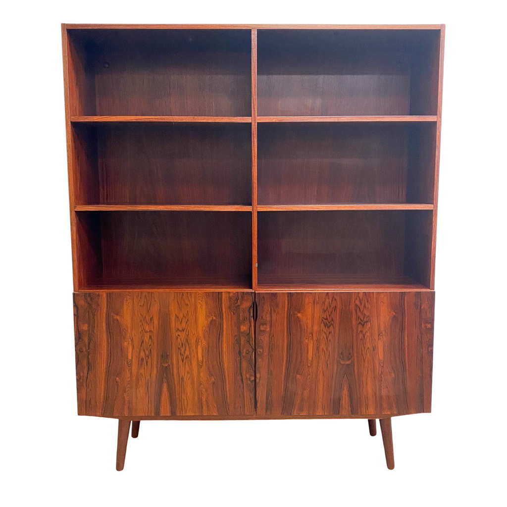 Brazilian Rosewood Mid Century Modern Danish made Book Shelves