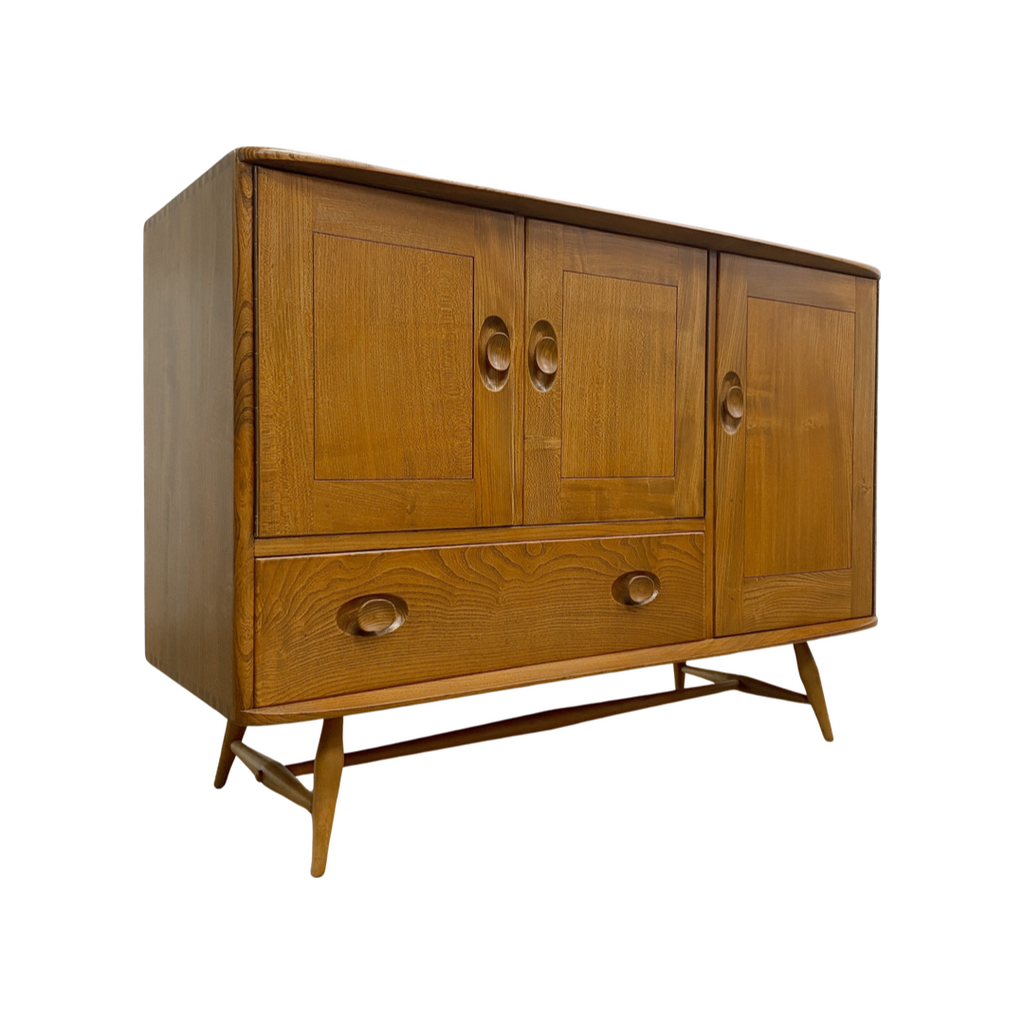 Stunning Mid Century Ercol Windsor Elm 467 Sideboard - Restored