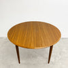 Mid Century Parker Round Extension Dining Table - Restored