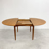 Mid Century Parker Round Extension Dining Table - Restored