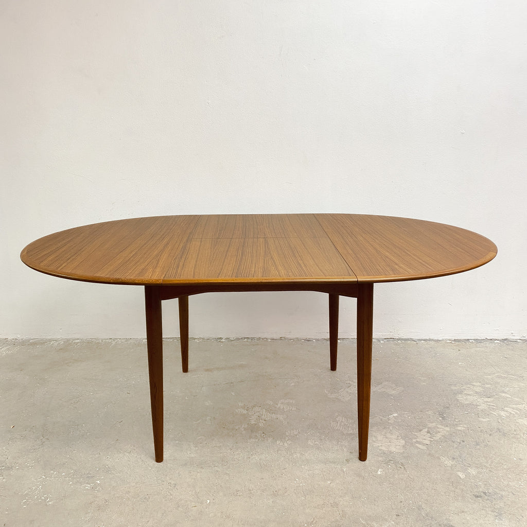 Mid Century Parker Round Extension Dining Table - Restored