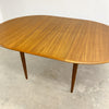 Mid Century Parker Round Extension Dining Table - Restored
