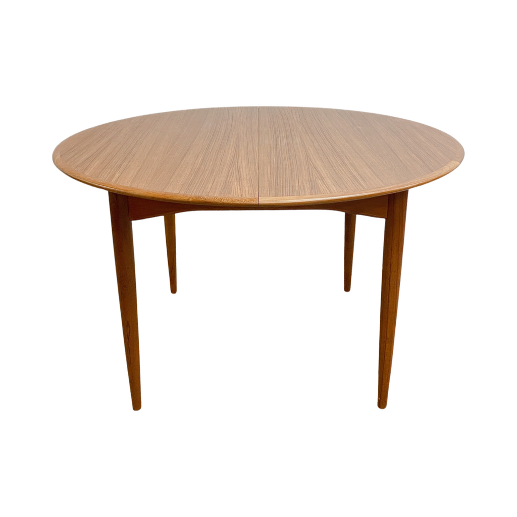 Mid Century Parker Round Extension Dining Table - Restored