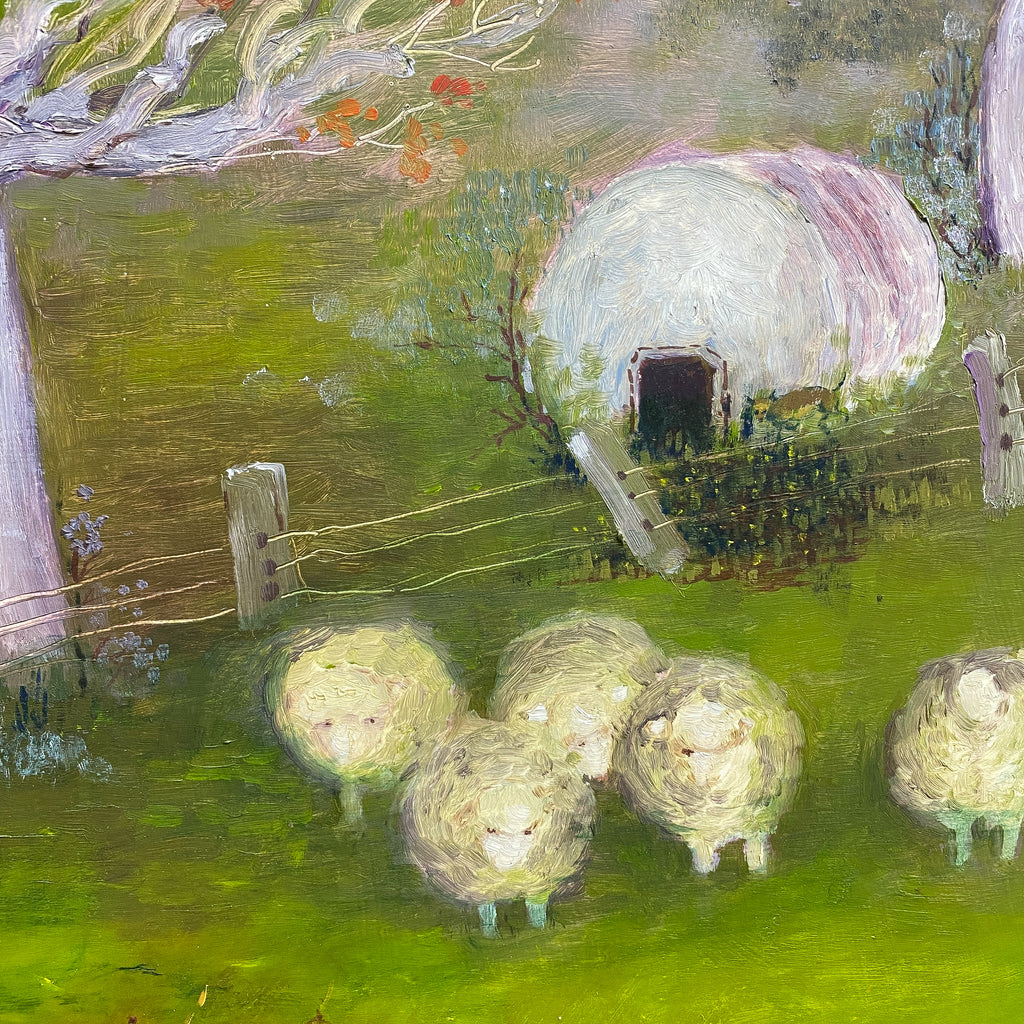 Late 20th Century Landscape Oil Painting By Patricia Maynard