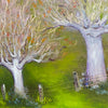 Late 20th Century Landscape Oil Painting By Patricia Maynard