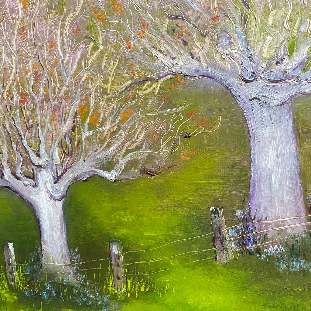 Late 20th Century Landscape Oil Painting By Patricia Maynard