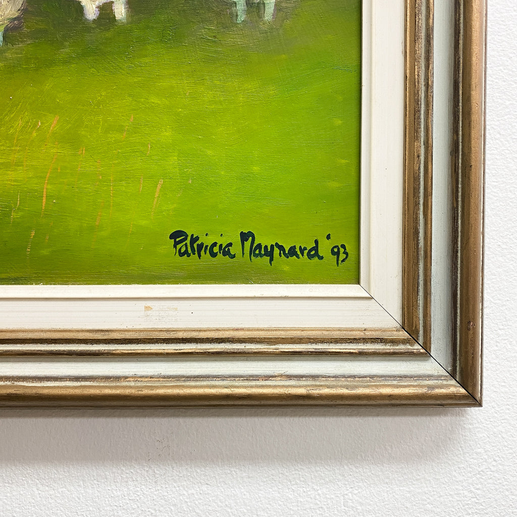 Late 20th Century Landscape Oil Painting By Patricia Maynard